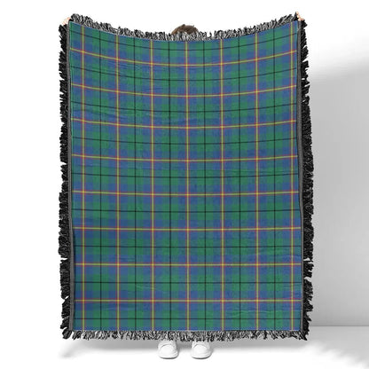 Scottish Tartan Carmichael Ancient Clan Woven Blanket Plaid Style