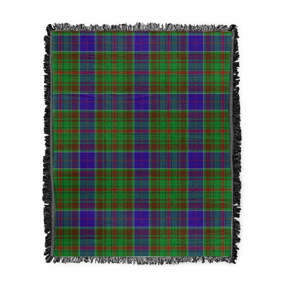 Scottish Tartan Adam Clan Woven Blanket Plaid Style