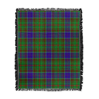 Scottish Tartan Adam Clan Woven Blanket Plaid Style