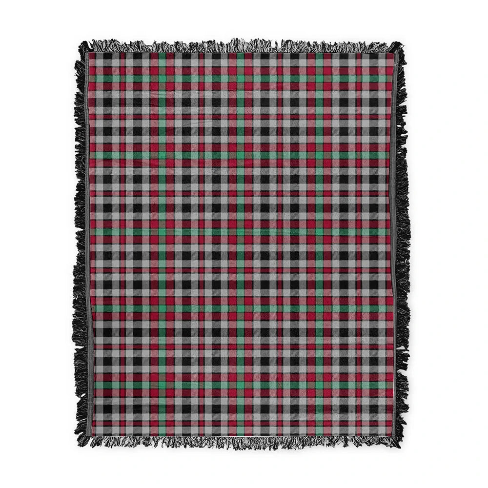 Scottish Tartan Borthwick Ancient Clan Woven Blanket Plaid Style