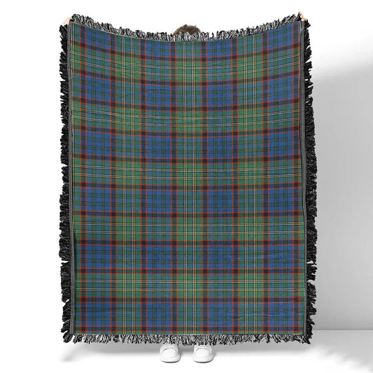 Scottish Tartan Nicolson Hunting Ancient Clan Woven Blanket Plaid Style