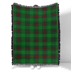 Scottish Tartan Fife District Clan Woven Blanket Plaid Style