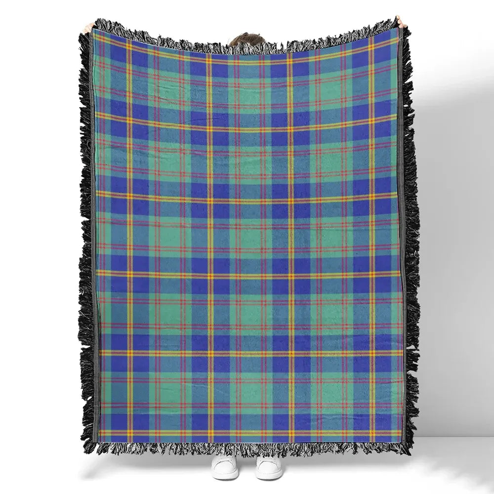Scottish Tartan US Marine Clan Woven Blanket Plaid Style