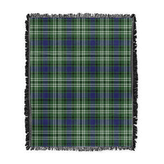 Scottish Tartan Blyth Clan Woven Blanket Plaid Style