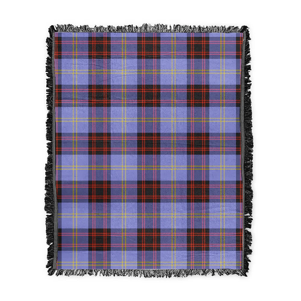 Scottish Tartan Rutherford Clan Woven Blanket Plaid Style