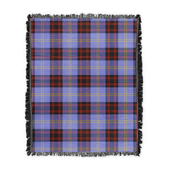 Scottish Tartan Rutherford Clan Woven Blanket Plaid Style