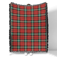 Scottish Tartan Kerr Ancient Clan Woven Blanket Plaid Style