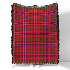 Scottish Tartan MacRae Modern Clan Woven Blanket Plaid Style