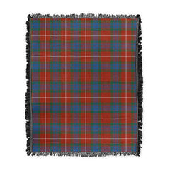 Scottish Tartan Fraser Ancient Clan Woven Blanket Plaid Style