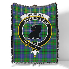 Scottish Tartan Turnbull Dress Clan Woven Blanket Crest Style