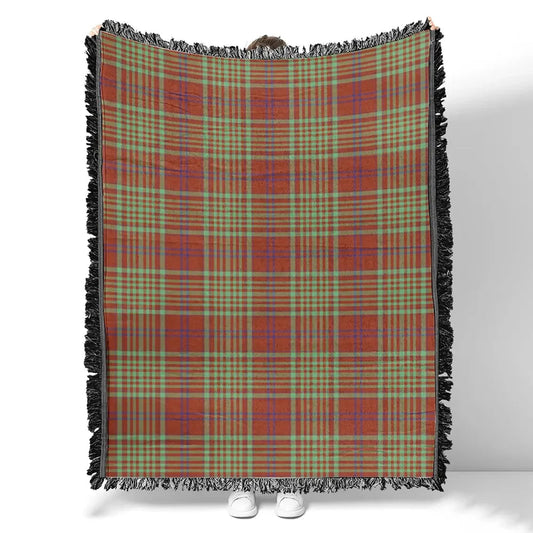 Scottish Tartan MacGillivray Hunting Ancient Clan Woven Blanket Plaid Style