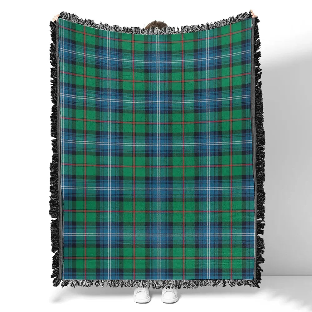 Scottish Tartan Urquhart Ancient Clan Woven Blanket Plaid Style