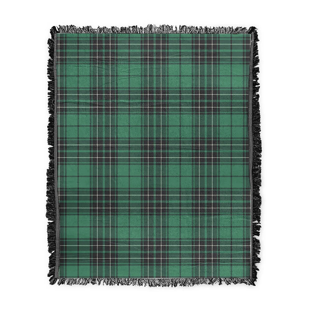 Scottish Tartan MacLean Hunting Clan Woven Blanket Plaid Style