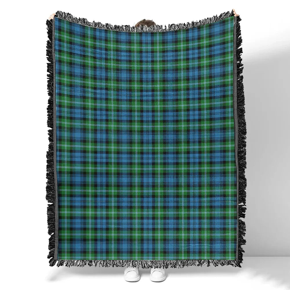 Scottish Tartan Lyon Clan Clan Woven Blanket Plaid Style