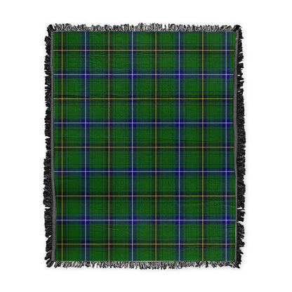 Scottish Tartan Henderson Modern Clan Woven Blanket Plaid Style