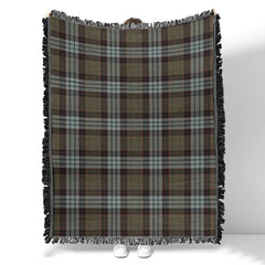 Scottish Tartan Stewart Old Weathered Clan Woven Blanket Plaid Style