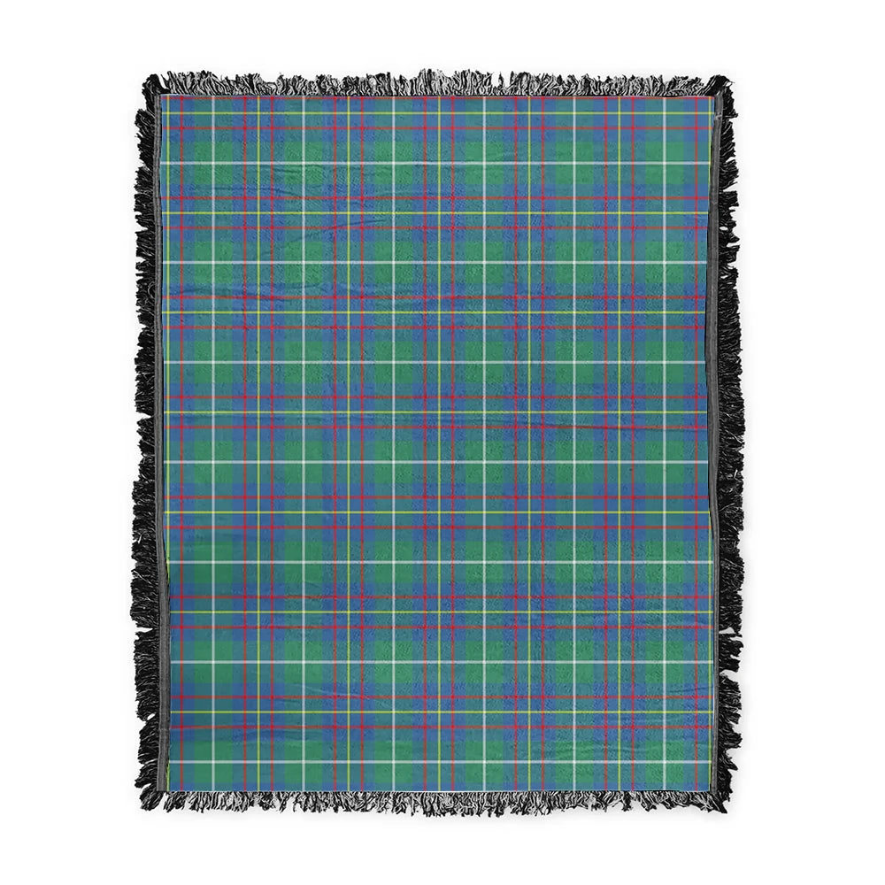 Scottish Tartan Inglis Ancient Clan Woven Blanket Plaid Style