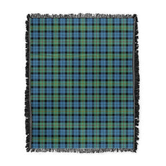 Scottish Tartan MacEwen Ancient Clan Woven Blanket Plaid Style