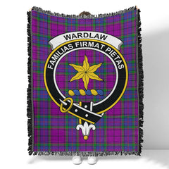 Scottish Tartan Wallace Weathered Clan Woven Blanket Crest Style