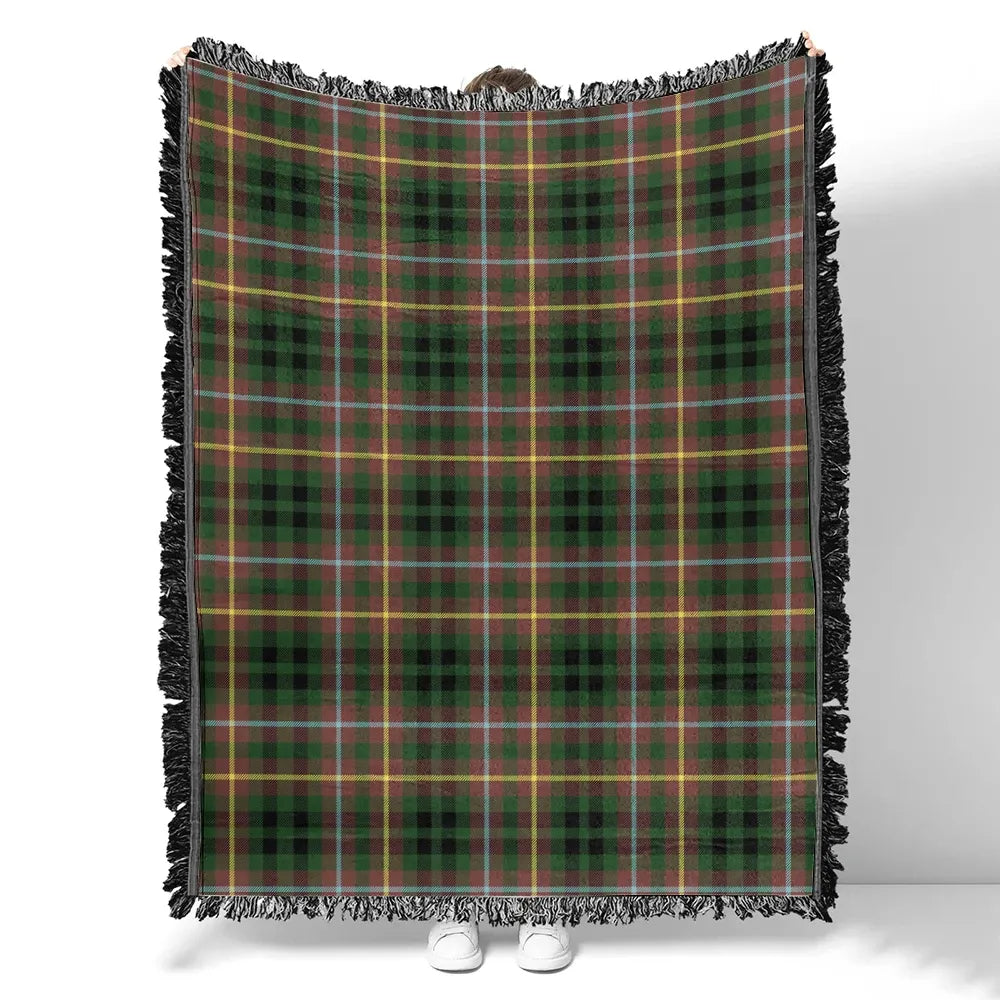 Scottish Tartan Buchanan Hunting Clan Woven Blanket Plaid Style
