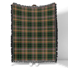 Scottish Tartan Buchanan Hunting Clan Woven Blanket Plaid Style