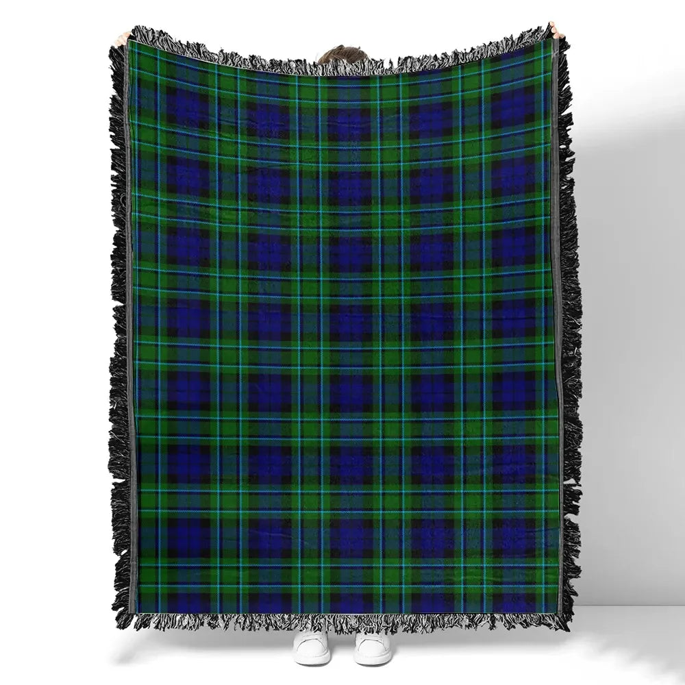 Scottish Tartan MacCallum Modern Clan Woven Blanket Plaid Style