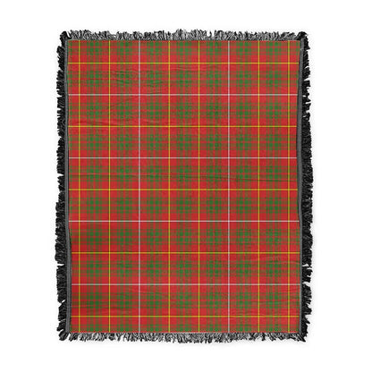 Scottish Tartan Bruce Modern Clan Woven Blanket Plaid Style