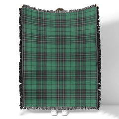 Scottish Tartan MacLean Hunting Clan Woven Blanket Plaid Style