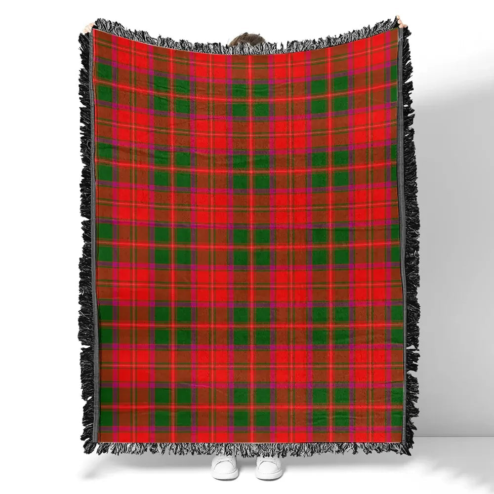 Scottish Tartan Crief District Clan Woven Blanket Plaid Style