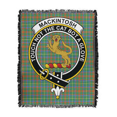 Scottish Tartan MacKintosh Hunting Ancient Clan Woven Blanket Crest Style