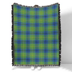 Scottish Tartan Johnston Ancient Clan Woven Blanket Plaid Style