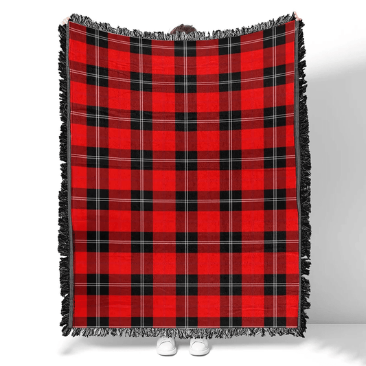 Scottish Tartan Ramsay Modern Clan Woven Blanket Plaid Style