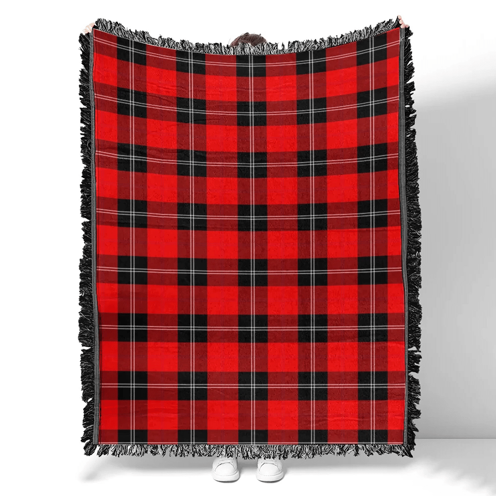 Scottish Tartan Ramsay Modern Clan Woven Blanket Plaid Style