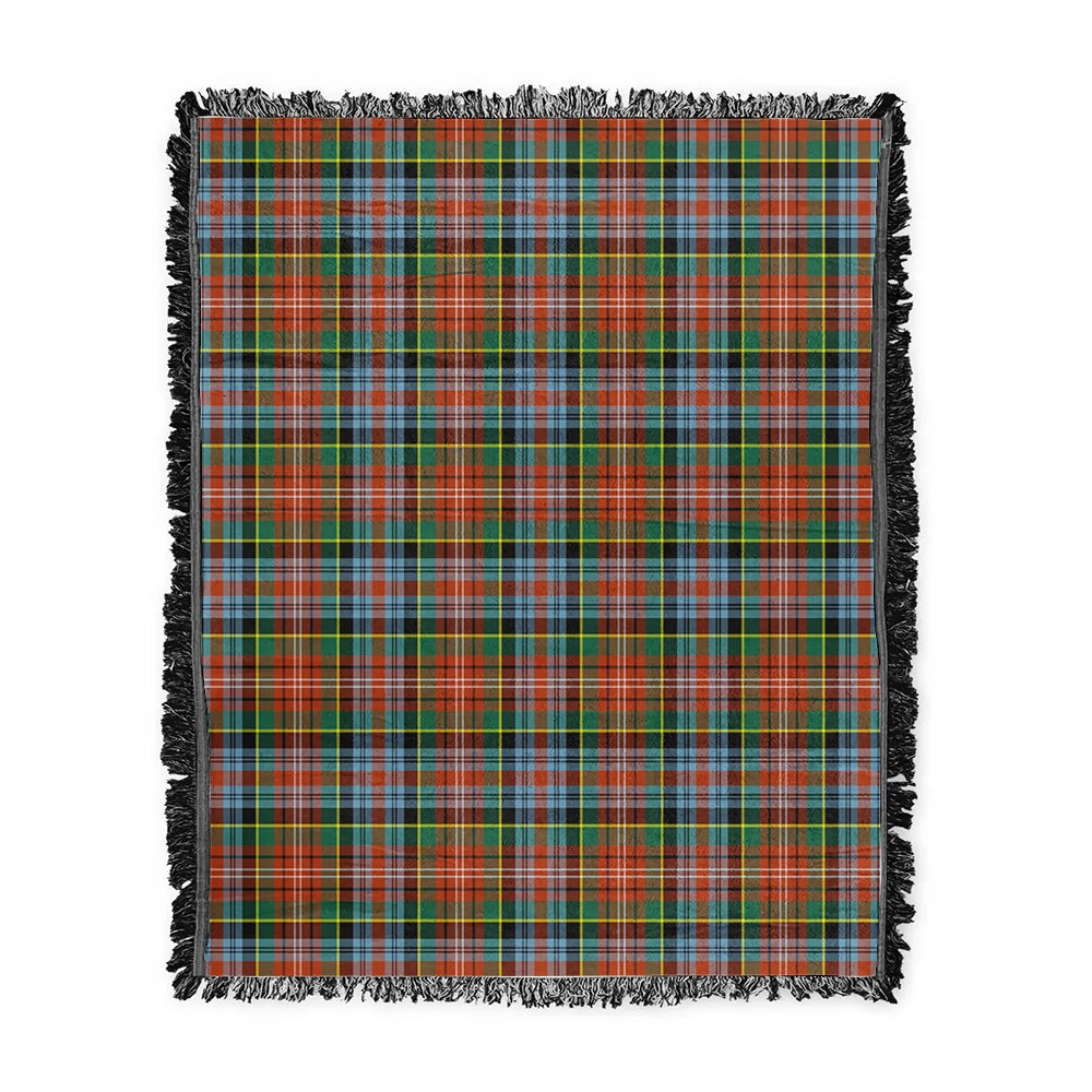Scottish Tartan Caledonia Ancient Clan Woven Blanket Plaid Style