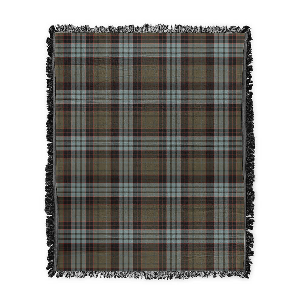 Scottish Tartan Stewart Old Weathered Clan Woven Blanket Plaid Style