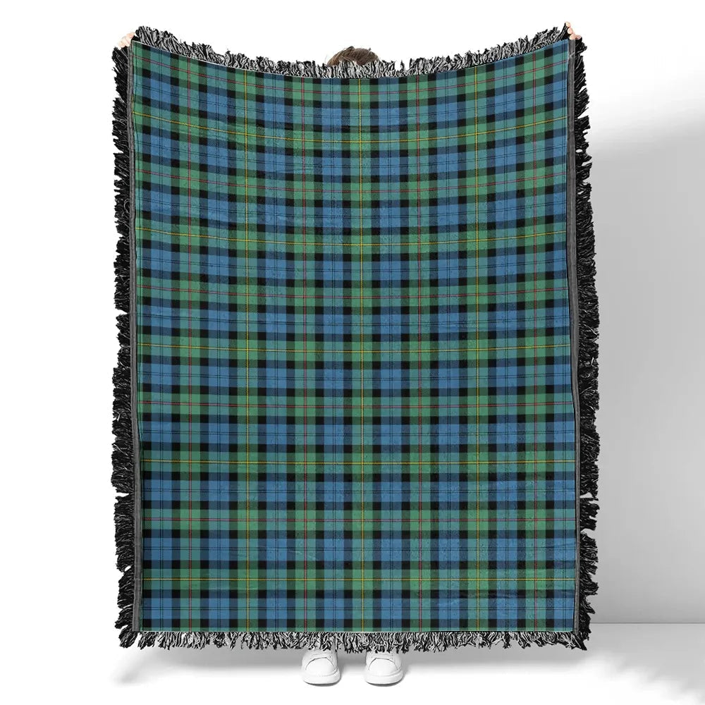 Scottish Tartan MacEwen Ancient Clan Woven Blanket Plaid Style