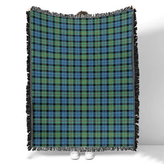 Scottish Tartan MacEwen Ancient Clan Woven Blanket Plaid Style