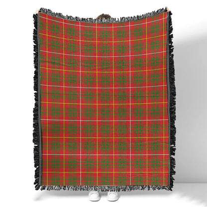 Scottish Tartan Bruce Modern Clan Woven Blanket Plaid Style