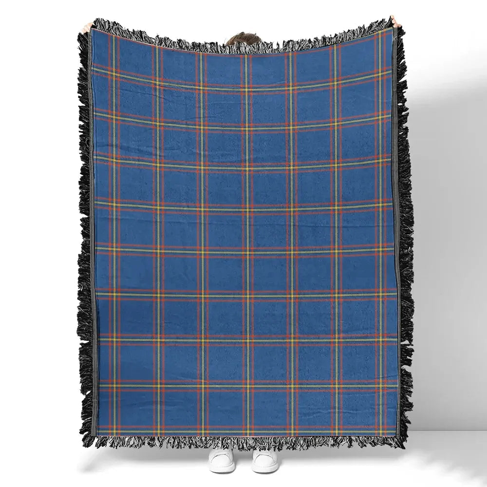 Scottish Tartan MacLaine of Loch Buie Hunting Ancient Clan Woven Blanket Plaid Style