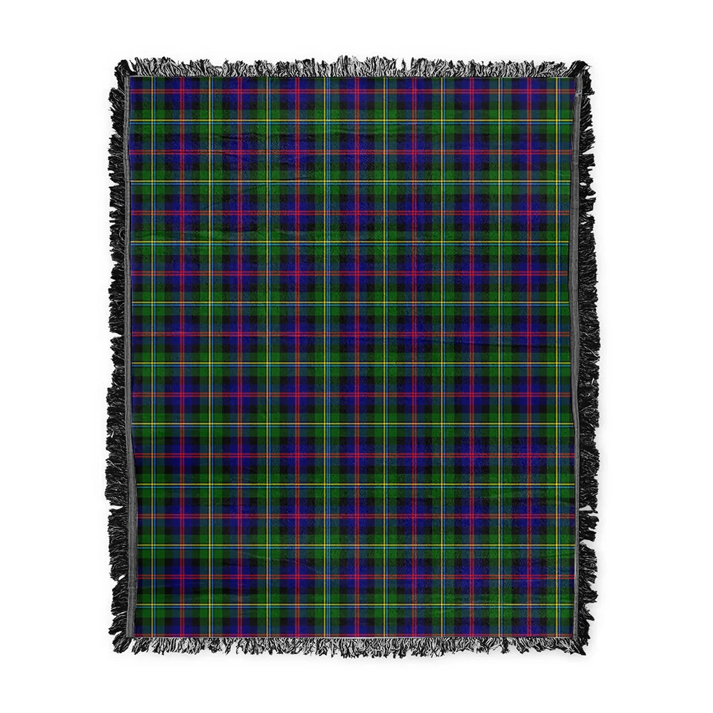 Scottish Tartan Malcolm Modern Clan Woven Blanket Plaid Style