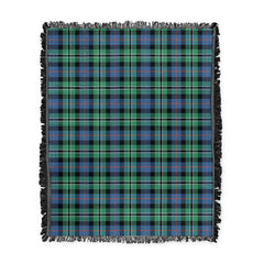 Scottish Tartan Rose Hunting Ancient Clan Woven Blanket Plaid Style