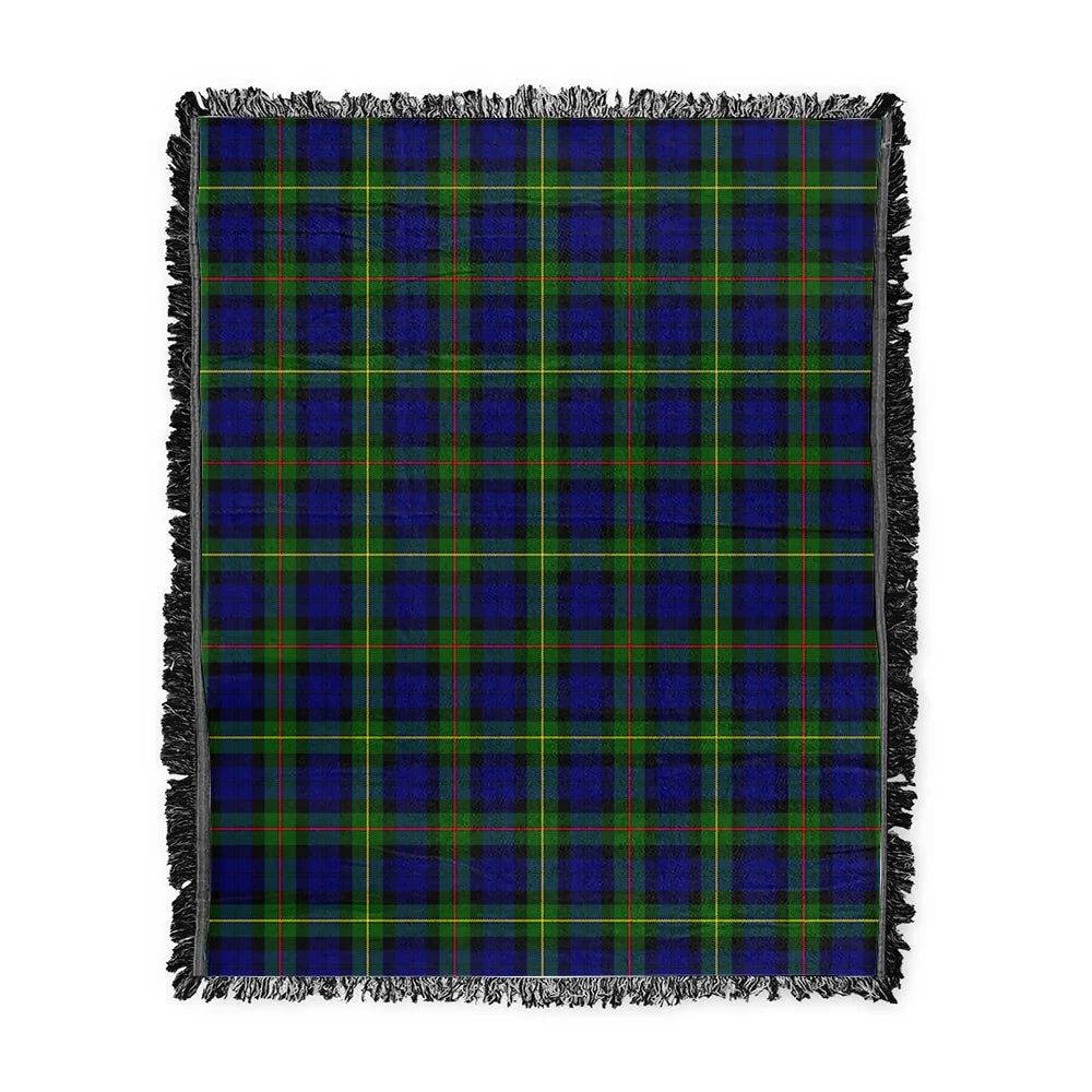 Scottish Tartan MacEwen Modern Clan Woven Blanket Plaid Style