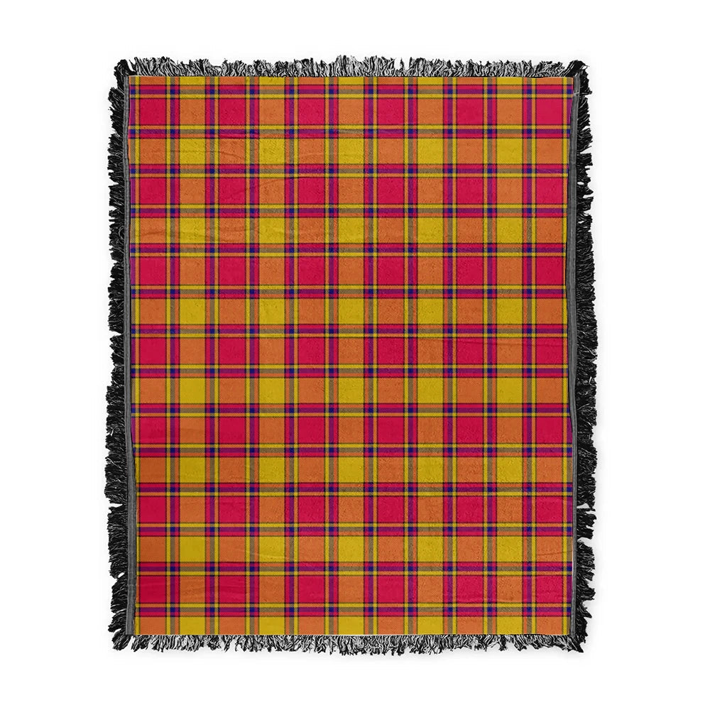 Scottish Tartan Scrymgeour Clan Woven Blanket Plaid Style