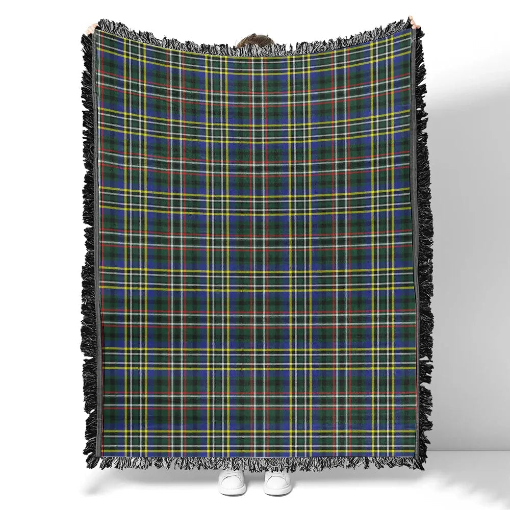 Scottish Tartan Scott Green Modern Clan Woven Blanket Plaid Style