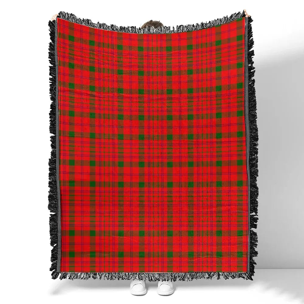Scottish Tartan MacDonnell of Keppoch Modern Clan Woven Blanket Plaid Style