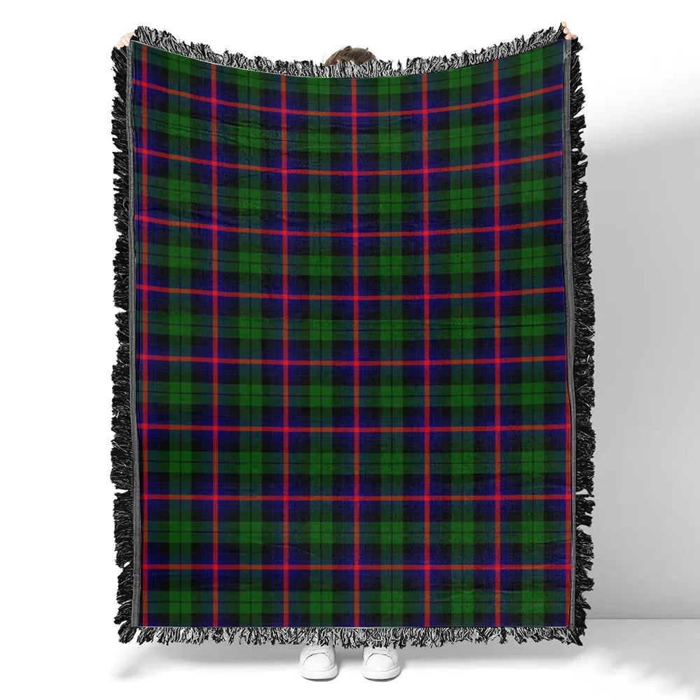 Scottish Tartan Urquhart Modern Clan Woven Blanket Plaid Style