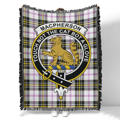 Scottish Tartan MacPherson Dress Modern Clan Woven Blanket Crest Style