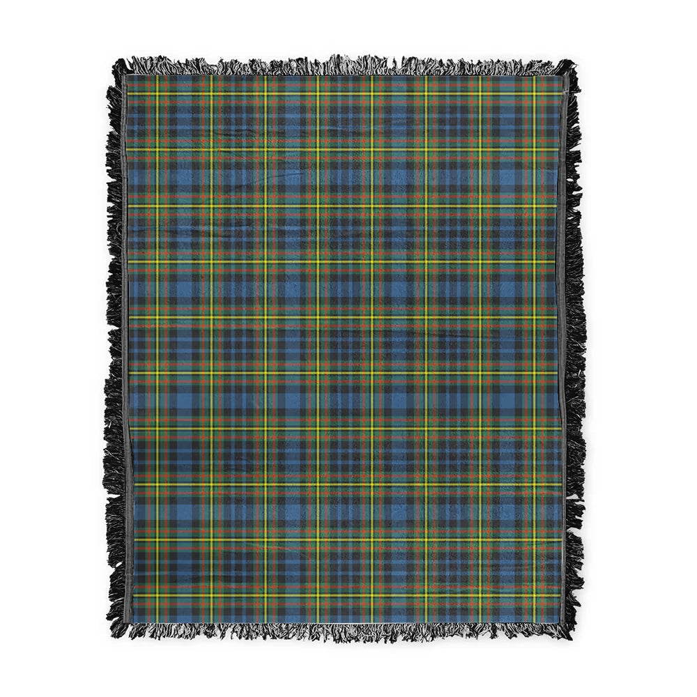 Scottish Tartan MacLellan Ancient Clan Woven Blanket Plaid Style