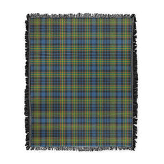 Scottish Tartan MacLellan Ancient Clan Woven Blanket Plaid Style
