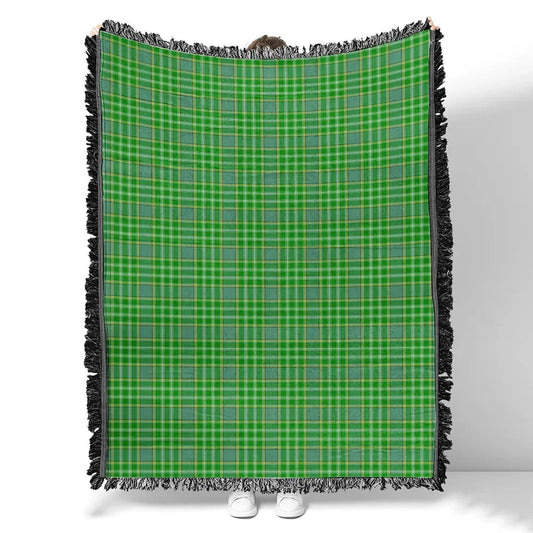 Scottish Tartan Currie Clan Woven Blanket Plaid Style